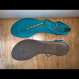 Bright Teal Dolce Vita Sandals